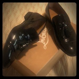 Black Christian louboutin shoes (men)